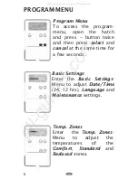 Предварительный просмотр 6 страницы Salus ERT 52 Instruction Manual