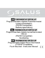 Salus ERT50 UP Instruction Manual preview