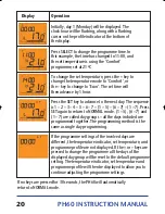 Preview for 20 page of Salus PH60 Instruction Manual