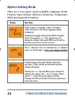 Preview for 22 page of Salus PH60 Instruction Manual