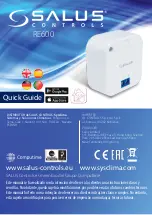 Salus RE600 Quick Start Manual предпросмотр