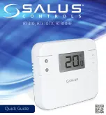 Preview for 1 page of Salus RT310 Quick Start Manual