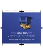 Предварительный просмотр 12 страницы Salus SBMV22 Instruction Manual