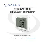 Salus SOLO ST920WF Installation Manual preview