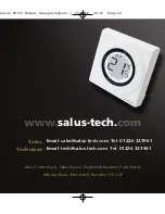 Предварительный просмотр 20 страницы Salus ST320 Instruction Manual