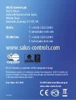 Предварительный просмотр 24 страницы Salus TRV10RFM-3 Instruction Manual