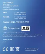 Предварительный просмотр 16 страницы Salus TRV10RFM User Manual