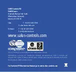 Предварительный просмотр 113 страницы Salus VS20WRF Installer'S/User'S Manual