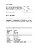 Предварительный просмотр 8 страницы Salutron Mini GlossTector 60 Operation Manual