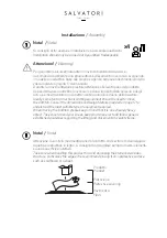 Preview for 7 page of Salvatori Anima Bathtub Manual