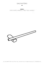 Salvatori ANIMA TOILET ROLL HOLDER Manual preview