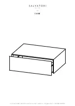 Предварительный просмотр 1 страницы Salvatori Ciane Modular drawer Manual