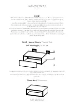 Предварительный просмотр 2 страницы Salvatori Ciane Modular drawer Manual