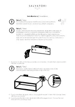 Предварительный просмотр 4 страницы Salvatori Ciane Modular drawer Manual