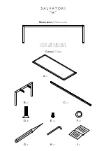 Preview for 2 page of Salvatori DESIGN FOR SOUL DINING TABLE Manual