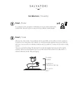 Preview for 3 page of Salvatori DESIGN FOR SOUL DINING TABLE Manual