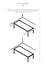 Preview for 11 page of Salvatori DESIGN FOR SOUL DINING TABLE Manual