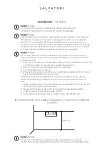 Предварительный просмотр 3 страницы Salvatori LAVABO ALFEO BASIN Manual