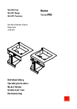 Preview for 1 page of Salvis 882741 Operating Instructions Manual