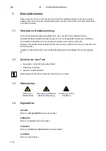 Preview for 4 page of Salvis Compactline 887228 Operating Instructions Manual