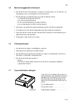 Preview for 5 page of Salvis Compactline 887228 Operating Instructions Manual