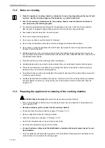 Preview for 72 page of Salvis CucinaEVO 1011QT Operation Instructions Manual