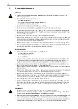 Preview for 6 page of Salvis Fryline Operating Instructions Manual