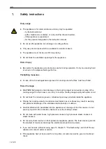 Preview for 12 page of Salvis Master MA602100 Operating Instructions Manual