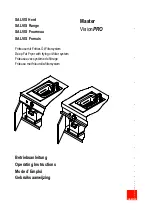 Salvis Master VisionPRO Operating Instructions Manual preview