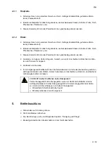 Preview for 9 page of Salvis PL880978 Operating Instructions Manual