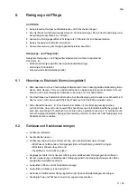 Preview for 11 page of Salvis ProfiLine PL881035 Operating Instructions Manual