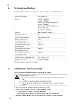 Предварительный просмотр 34 страницы Salvis ProfiLine PLGGH Series Operating Instructions Manual