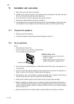 Preview for 40 page of Salvis ProfiLine PLGGH Series Operating Instructions Manual