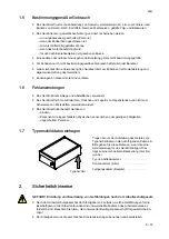 Preview for 5 page of Salvis Smartline AFR1 BI371840 Operating Instructions Manual