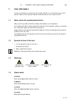 Предварительный просмотр 21 страницы Salvis Smartline AFR1 BI371840 Operating Instructions Manual