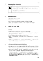 Preview for 9 page of Salvis Smartline AGG1 BI371848 Operating Instructions Manual