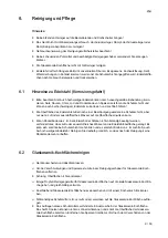 Preview for 9 page of Salvis Smartline AKC1 BI371820 Operating Instructions Manual