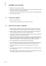 Preview for 26 page of Salvis Smartline AKC1 BI371820 Operating Instructions Manual