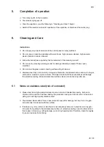 Preview for 29 page of Salvis Smartline AKI0 BI371824 Operating Instructions Manual