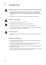 Предварительный просмотр 6 страницы Salvis Smartline ASF1 BI371852 Operating Instructions Manual