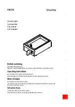 Preview for 1 page of Salvis Smartline BI371806 Operating Instructions Manual