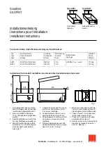 Preview for 1 page of Salvis Smartline SILOFRIT Series Installation Instructions