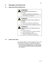 Preview for 23 page of Salvis SousChef GN 2/3 Operating Instructions Manual