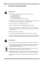 Preview for 8 page of Salvis Vitality Pro SDS 1/1-13 Installation And Operating Instruction