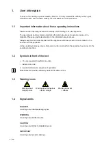 Предварительный просмотр 4 страницы Salvis VitalityEVO-Easy Operating Instructions Manual