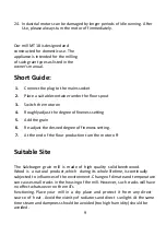 Preview for 9 page of SALZBURGER GETREIDEMÜHLE MT 18 Owner'S Manual And User'S Manual