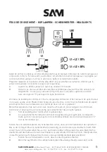 Предварительный просмотр 13 страницы Sam RGLF-2 User Manual