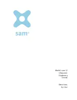 Sam sam-12 Directions For Use Manual preview