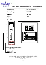 Preview for 4 page of Sam SM-2008 User Manual