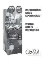 Preview for 1 page of Sam VENDING CRANES G-10 Instructions Manual